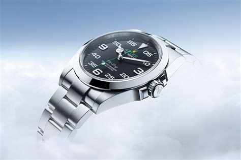 rolex sky king stainless watch|Rolex air king watch price.